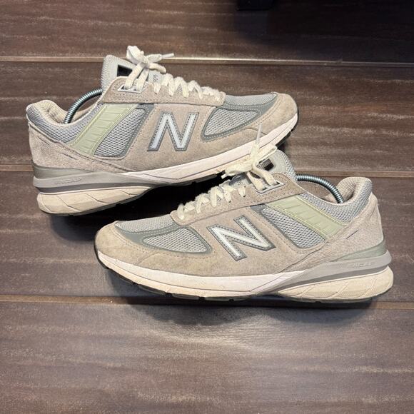 New Balance 990v5 Sneakers Grey Castlerock Mens 8.5 Womens 10 B W990GL5 - Picture 1 of 7